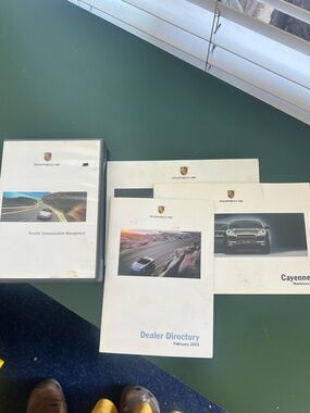 Porsche Design White and Green Dealer & Owner Booklets